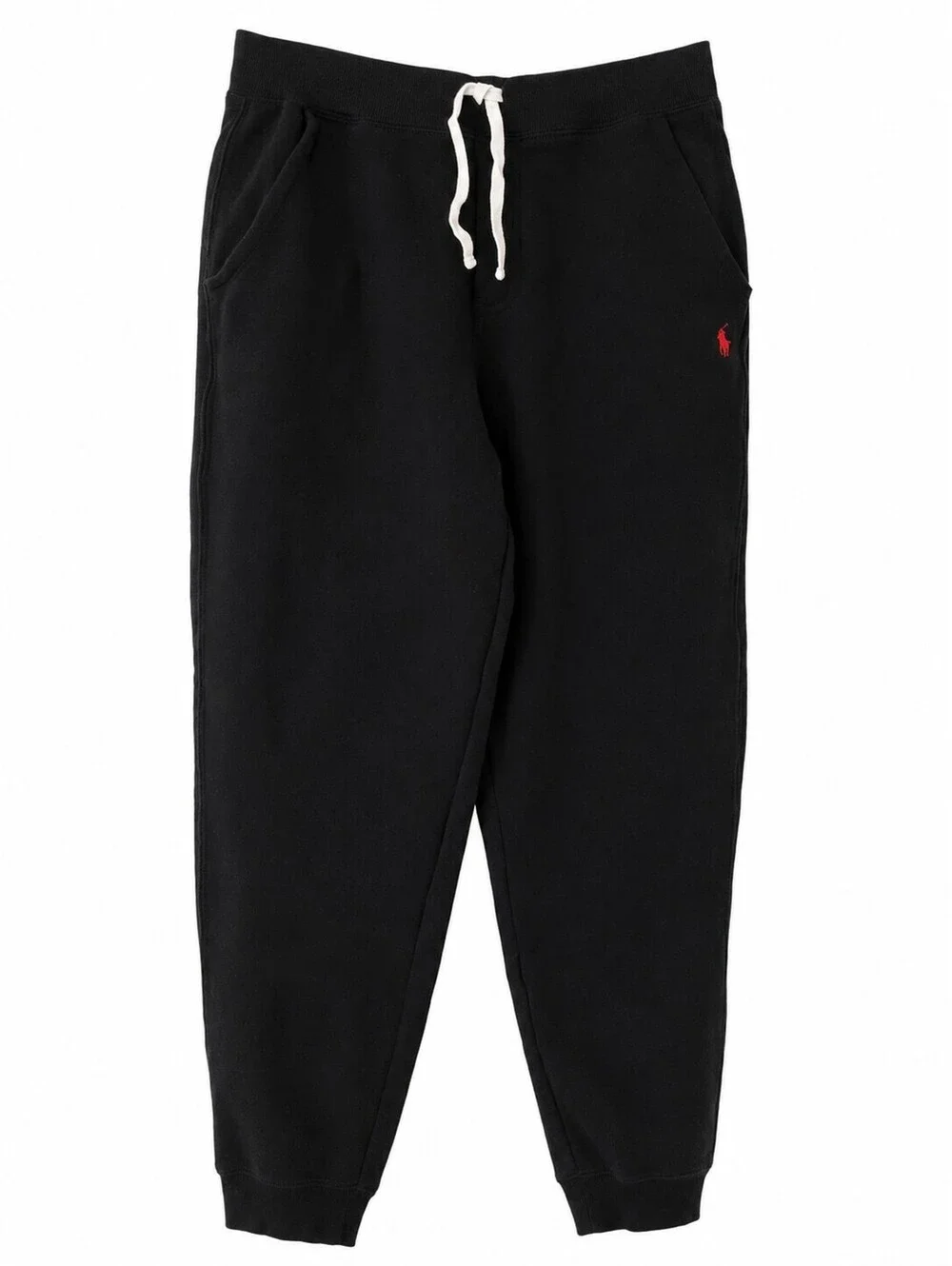 Polo Ralph Lauren Boys L 14-16 Jogger Sweatpants Black Drawstring